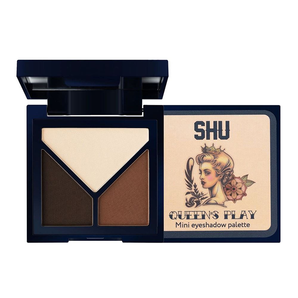 SHU Make Up Queen's Play Mini Eyeshadow Palette  Мини-палетка теней для век 