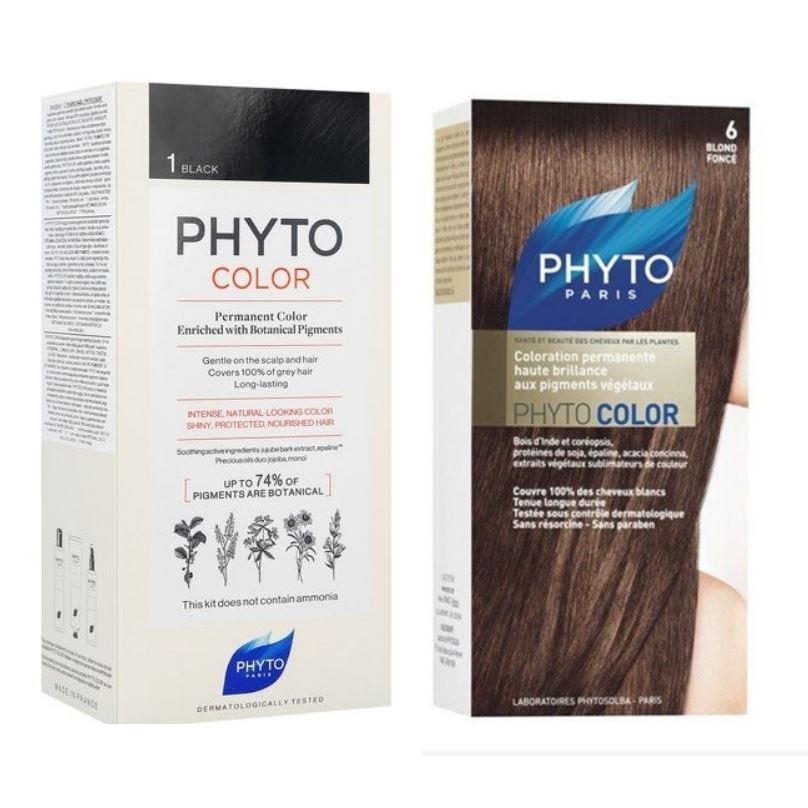 Phyto color краска для волос золотистый блонд оттенок 7d