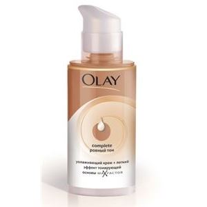 Olay Complete Ровный Тон Дневной крем Увлажняющий крем с эффектом тонирующей основы Max Factor для светлой кожи