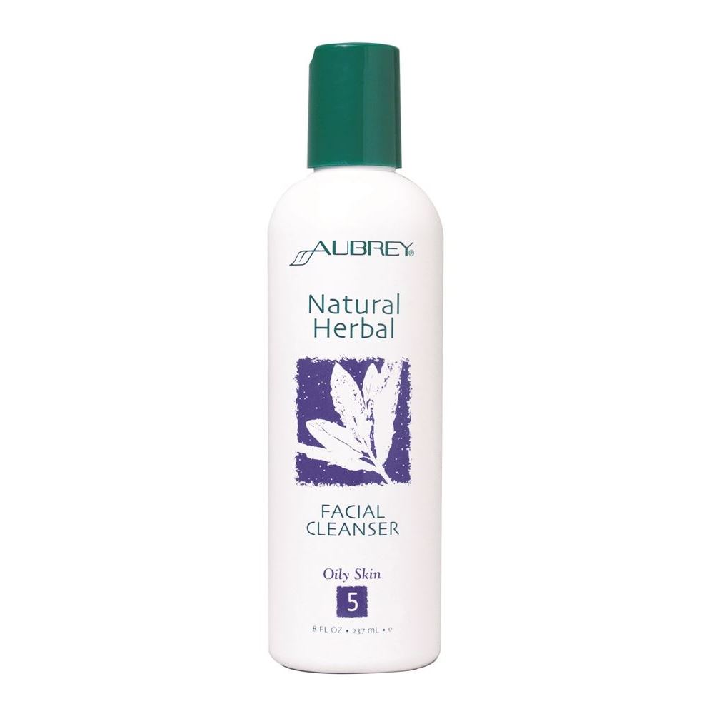 Aubrey Organics 5 Natural Herbal  Natural Herbal Facial Cleanser Очищающий лосьон Натуральные травы для жирной кожи лица