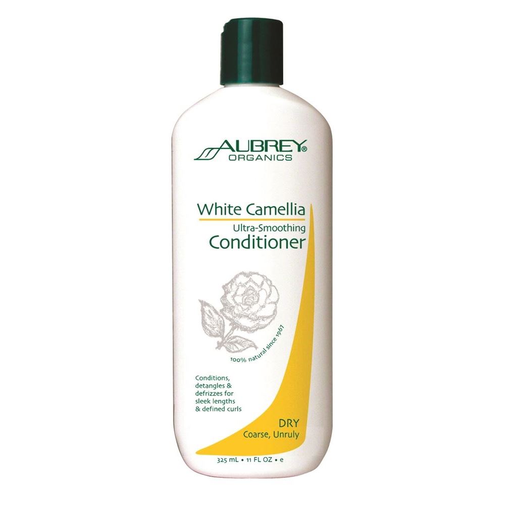 Aubrey Organics Dry Hair  White Camellia Ultra-Smoothing Conditioner  Разглаживающий кондиционер Белая Камелия для сухих непослушных волос