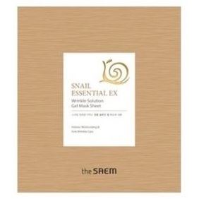 The Saem Snail Snail Essential EX Wrinkle Solution Gel Mask Sheet Маска для лица антивозрастная 