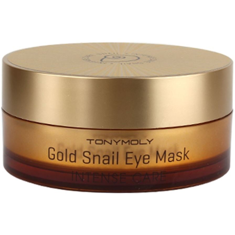 Tony Moly Intense Care Gold Snail Eye Mask Гидро-гелевая маска для глаз с экстрактом улиточного муцина