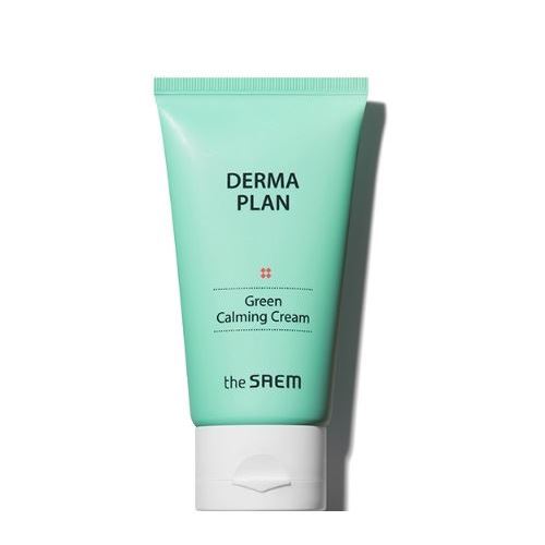 The Saem Face Care Derma Plan Green Calming Cream Крем для лица успокаивающий