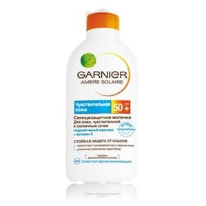 Garnier Амбр Солер  Солнцезащитное молочко SPF50+ Солнцезащитное молочко SPF50+  для кожи, чувствительной к солнечным лучам