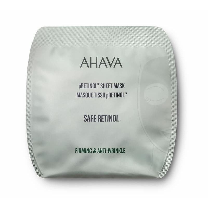 Ahava Professional Safe Retinol pRetinol Sheet Mask Тканевая маска для лица с комплексом pretinol™