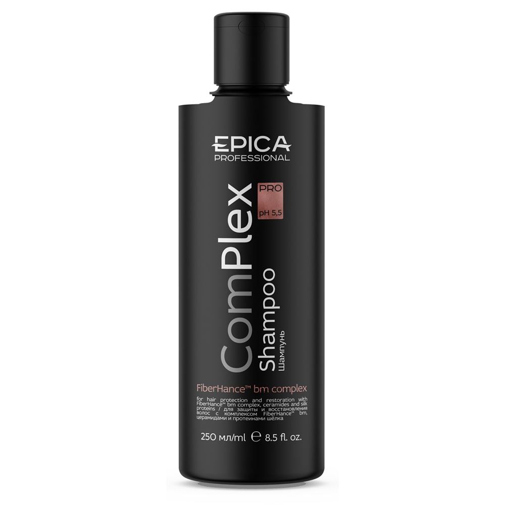 Epica Professional ComPlex PRO ComPlex PRO Shampoo pH 5.5 Шампунь для защиты и восстановления волос с комплексом FiberHance™ bm, церамидами и протеинами шёлка