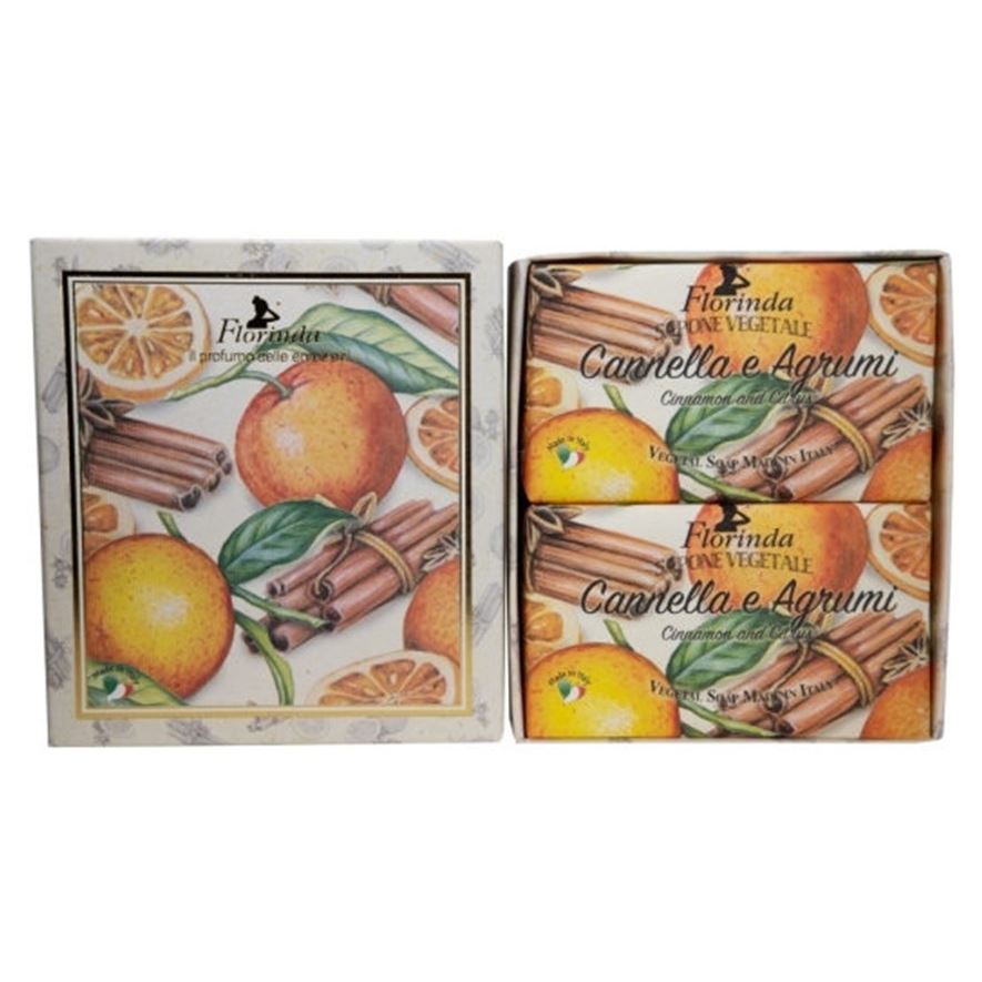 Florinda One Fragrance Collection One Fragrance Collection Cannella e Agrumi Soap Set Коллекция Одного Аромата - Набор мыла Корица и цитрус