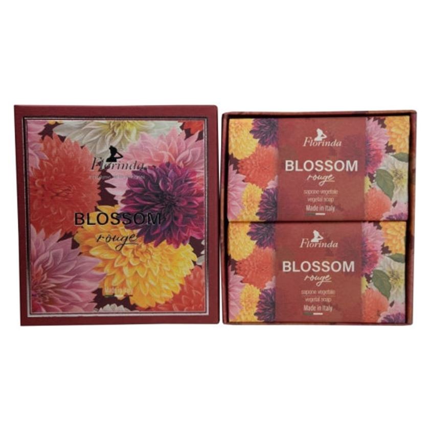 Florinda Blossom Blossom Rouge Soap Set Коллекция "Цветочные ноты" - Набор мыла Алые цветы