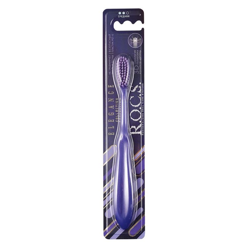 R.O.C.S. Toothbrushes & Dental Floss Elegance Зубная щетка R.O.C.S. Elegance, средней жесткости