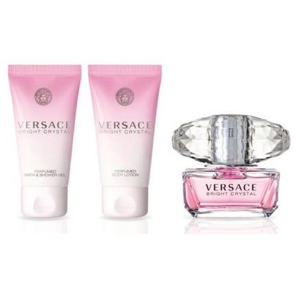 Versace Fragrance Набор Versace Bright Crystal Set Набор: Туалетная вода спрей, гель для душа и ванны, лосьон для тела