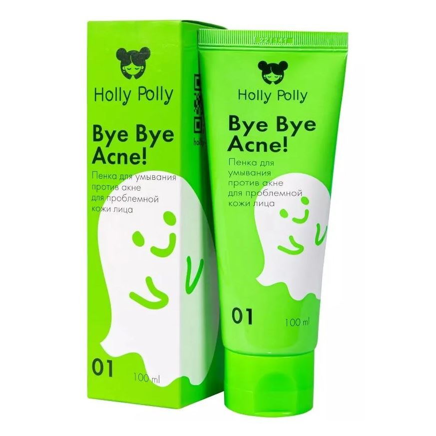 Holly Polly Face Care Bye Bye Acne! Foaming Пенка для умывания лица против акне и воспалений