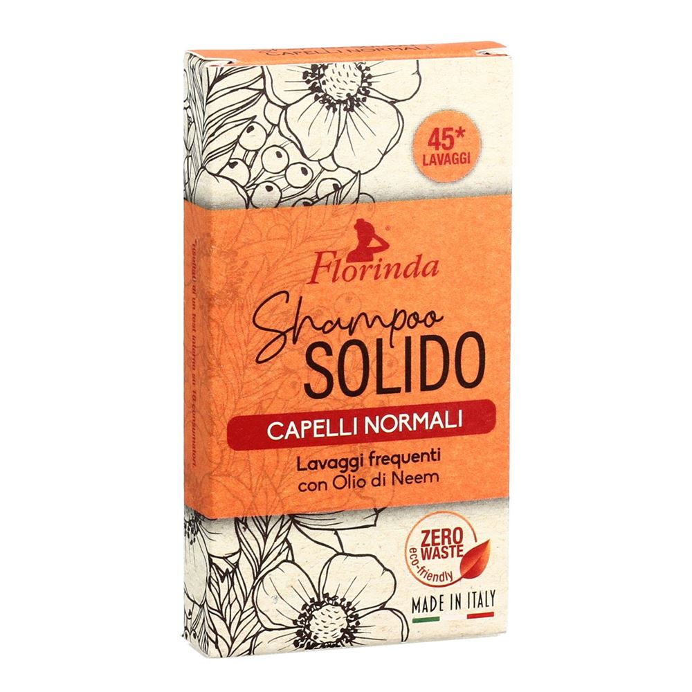 Florinda One Fragrance Collection Shampoo Solido  Capelli Normali con Olio di Neem Твердый шампунь для волос для Нормальных Волос с маслом Нима