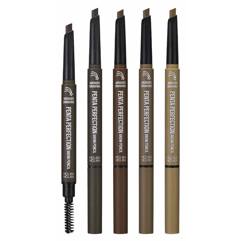 Holika Holika Make Up Wonder Drawing Penta Perfection Brow Pencil Карандаш для бровей 