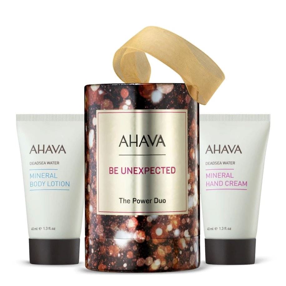 Ahava Gift Sets Набор Ahava Holiday Collection The power duo 2023 Набор: минеральный крем для тела, 40 мл+минеральный крем для рук, 40мл