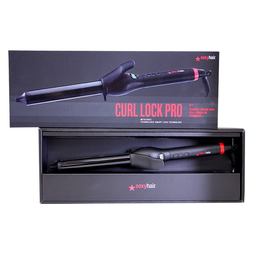 Sexy Hair Accessories Curl Lock Curling Iron 1" Blk Ceramic Coating Barrel Плойка с керамическим покрытием 