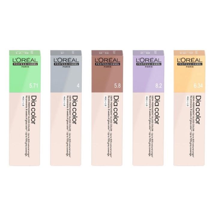 L'Oreal Professionnel Coloring Hair DIA Color demi-permanent gloss color Полуперманентная глянцевая краска для волос