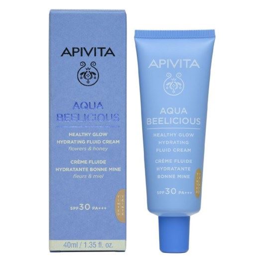 Apivita Aqua Beelicious Aqua Beelicious Crème Fluide Hydratante SPF30 Увлажняющий тональный флюид с эффектом естественного сияния кожи