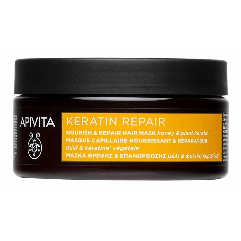 Apivita Hair Care Keratin Repair Masque Capillaire Nourrissant & Réparateur Маска для волос питательная и восстанавливающая с Растительным Кератином и Мёдом