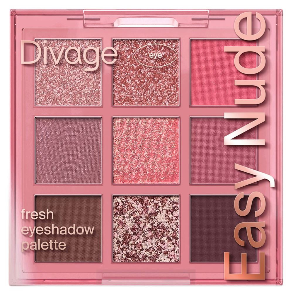 Divage Make Up Easy Nude Fresh Eyeshadow Palette Палетка теней для век 