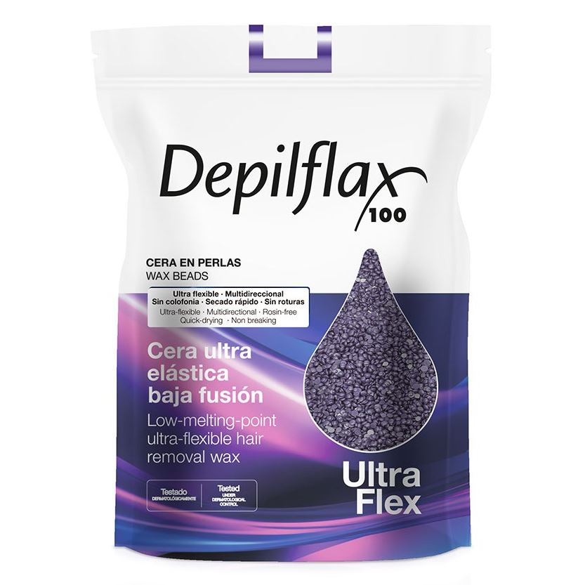 Depilflax Waxes UltraFlex Мальва Воск полимерный пленочный, высокоэластичный в ГРАНУЛАХ