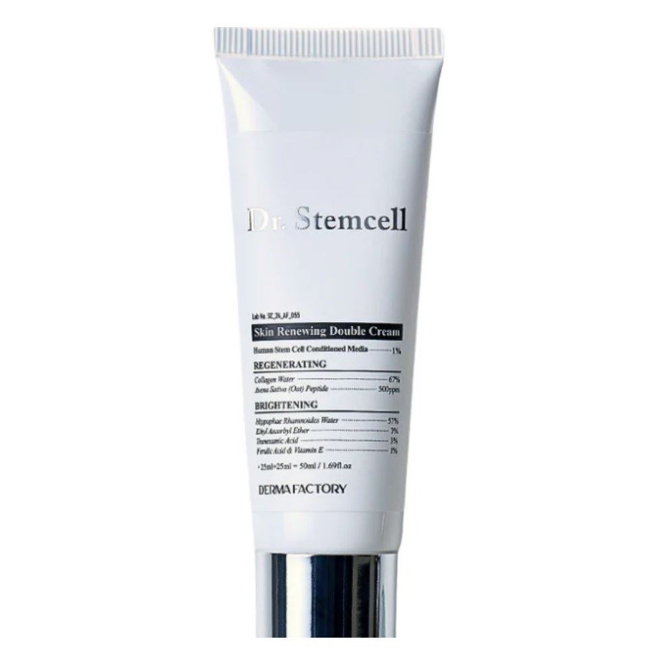 Derma Factory Anti-Age Dr.Stemcell Skin Renewing Double Cream Восстанавливающий крем для лица со стволовыми клетками