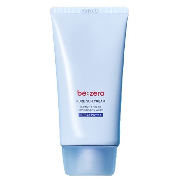 Derma Factory Sun Care Be: Zero Pure Sun Cream Солнцезащитный крем с пантенолом и гвайазуленом