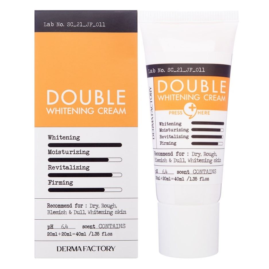 Derma Factory Face Care Double Whitening Cream Крем для лица осветляющий