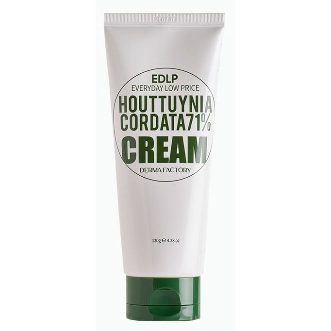 Derma Factory Face Care EDLP Houttuynia Cordata 71% Cream Увлажняющий крем для лица с экстрактом цветка хауттюйнии