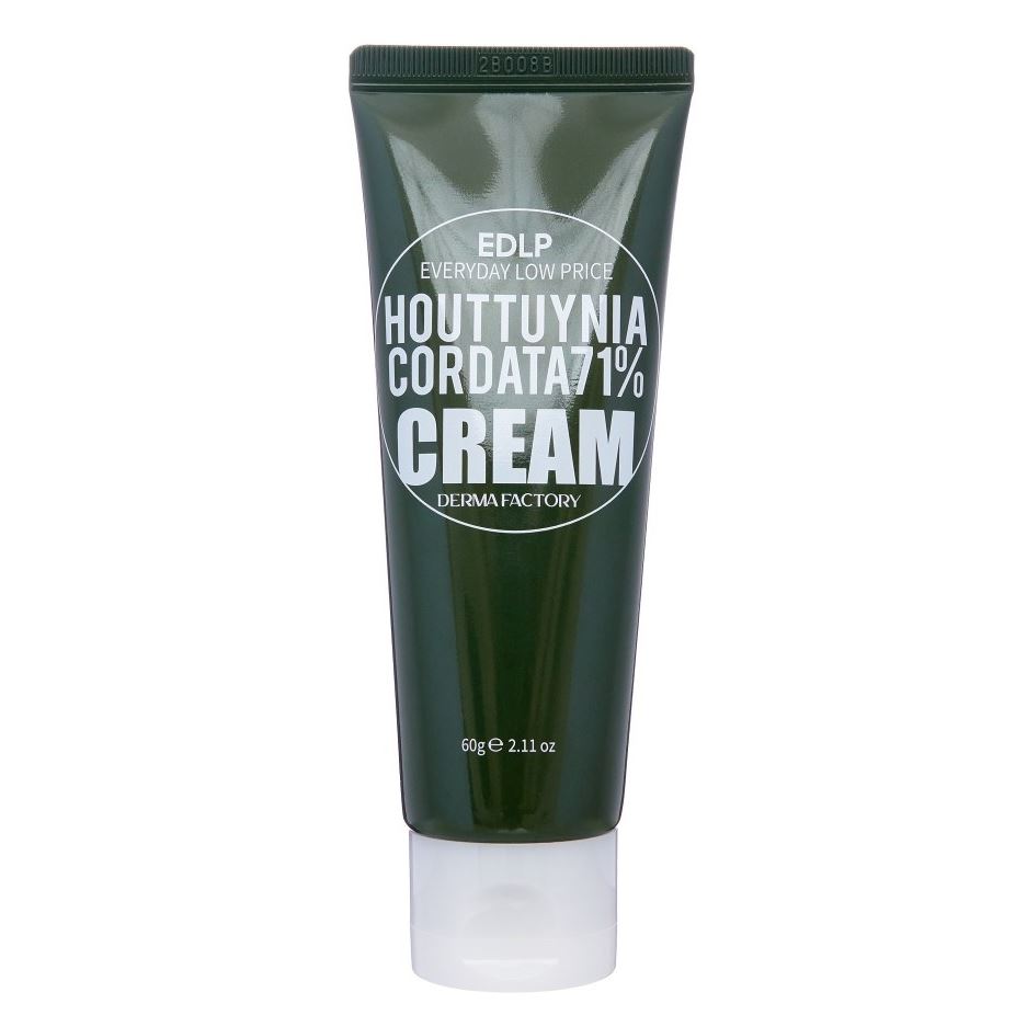 Derma Factory Cleansing Houttuynia Cordata 71% Cream  Крем для лица с экстрактом цветка хауттюйнии 60мл - 60мл