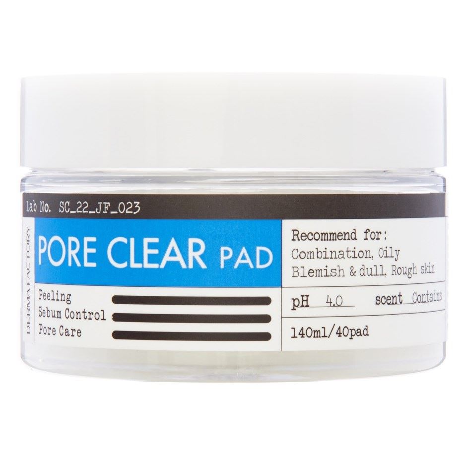 Derma Factory Cleansing Pore Clear Pad Очищающие пэды для лица