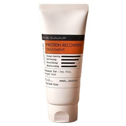 Derma Factory Hair Care Protein Recovery Treatment Восстанавливающий несмываемый бальзам для волос с растительным протеином 