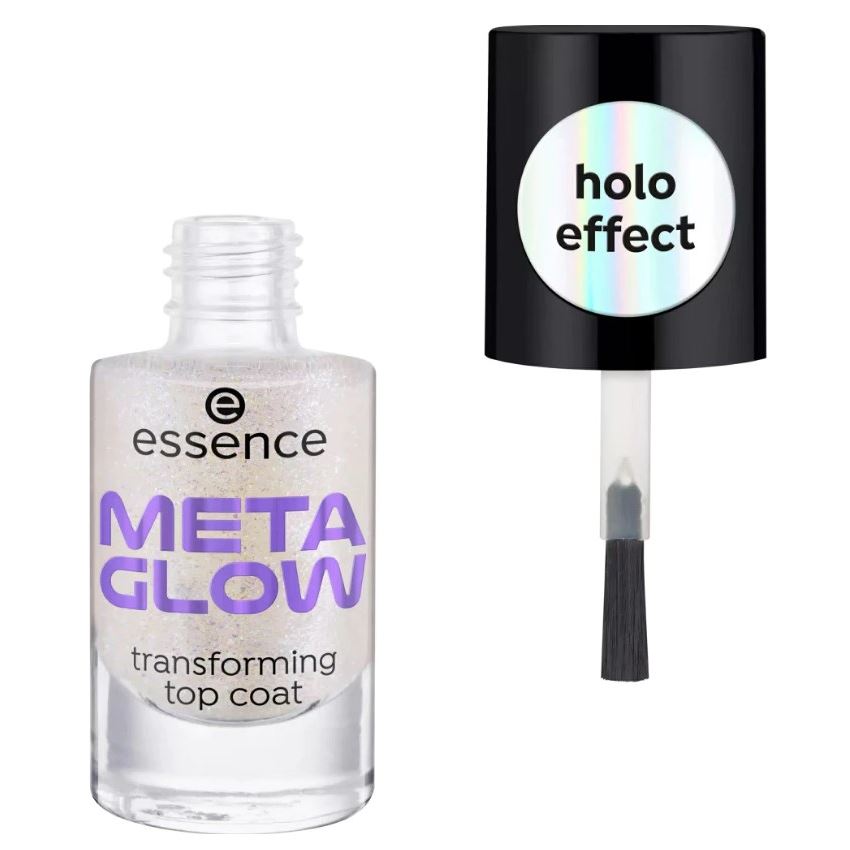 Essence Nail Care Meta Glow Transforming Top Coat  Топовое покрытие для ногтей