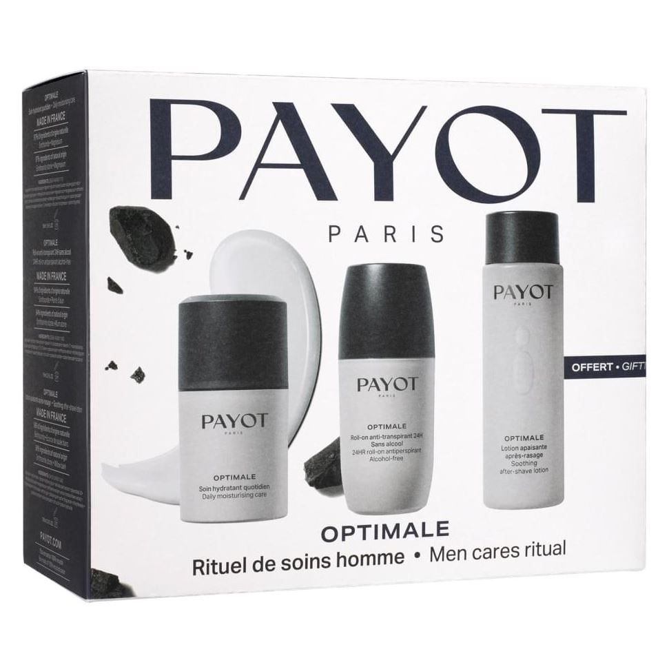 Payot Optimale Homme Набор Optimale Trio Набор: дезодорант-ролик, крем для лица, лосьон после бритья