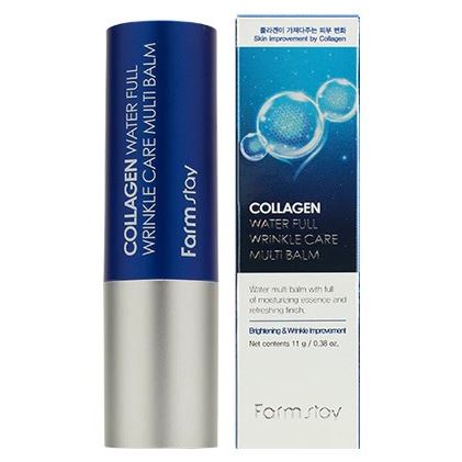 FarmStay Skin Care Collagen Water Full Wrinkle Care Multi Balm Бальзам - стик для лица с коллагеном