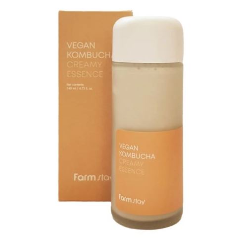 FarmStay Skin Care Vegan Kombucha Creamy Essence Крем-эссенция для лица с чаем комбуча 