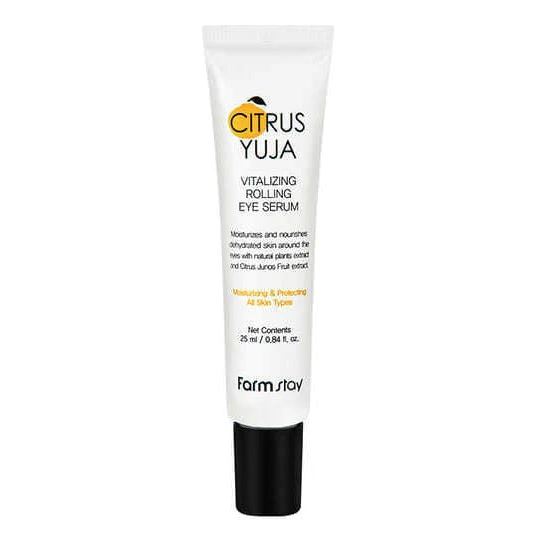 FarmStay Skin Care Citrus Yuja Vitalizing Rolling Eye Serum Восстанавливающая сыворотка для кожи вокруг глаз