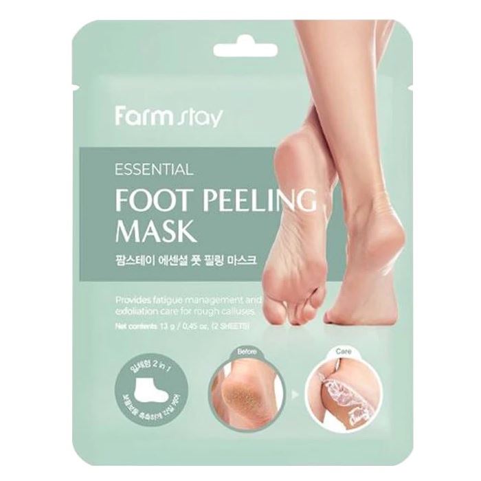 FarmStay Skin Care Essential Foot Peeling Mask Маска для ног в виде носочков отшелушивающая