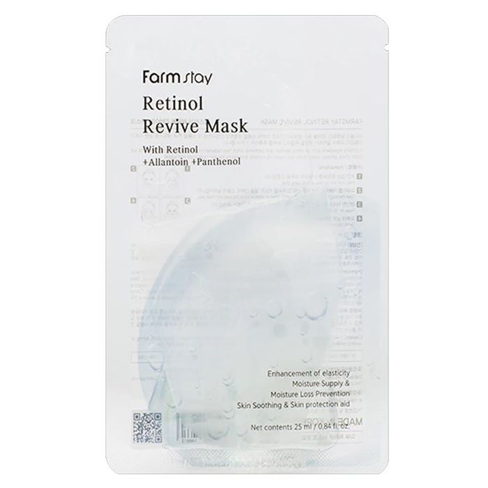 FarmStay Skin Care Retinol Revive Mask 25мл Тканевая маска для лица