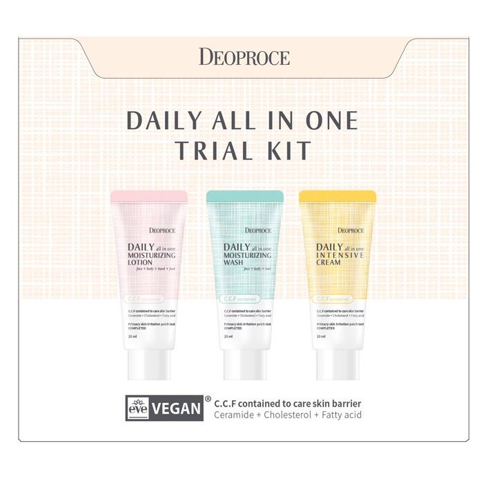 Deoproce Natural Skin Набор Daily All In One Trial Kit Набор для лица уходовый 