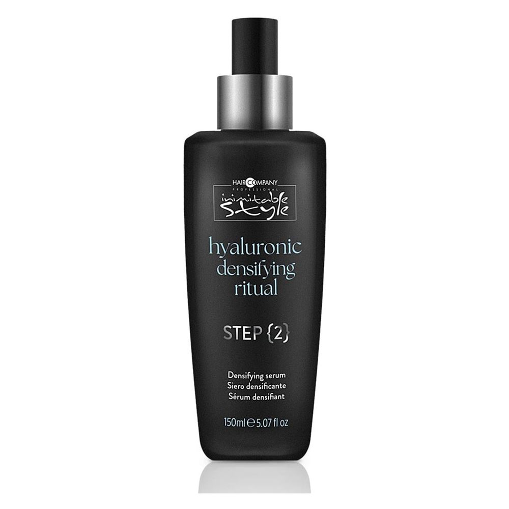 Hair Company  Inimitable Style Inimitable Style Hyaluronic Densifying Ritual. Densifying Serum. Step 2 Уплотняющая сыворотка с гиалуроновой кислотой для волос (Шаг 2) 