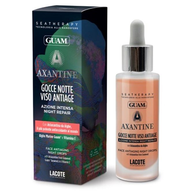 Guam SeaTherapy Seatherapy Axantine Сыворотка омолаживающая ночная для лица Seatherapy Axantine Gocce Notte Viso Antiage 