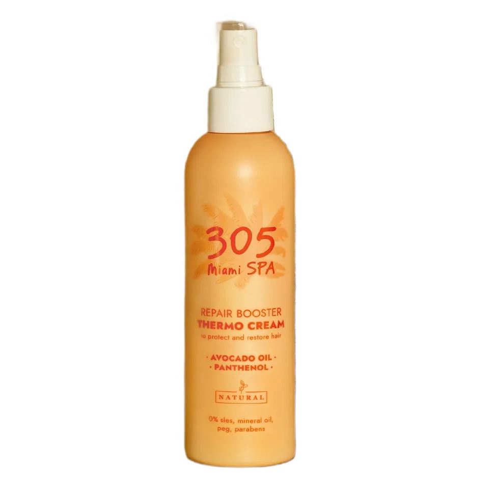 305 by Miami Stylists Hair Care Repair Booster Thermo Cream  Крем-спрей для волос с маслом авокадо, пантенолом и протеинами шелка