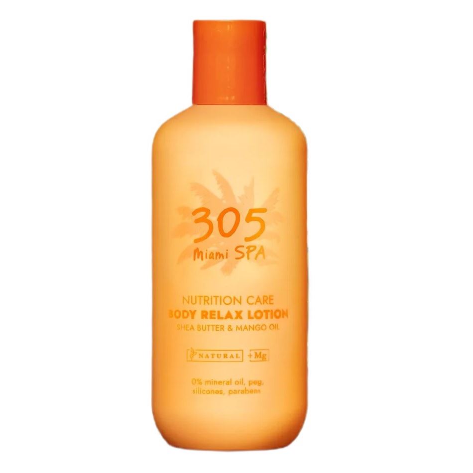 305 by Miami Stylists Body Nutrition Care Body Relax Lotion Shea Butter & Mango Oil Лосьон для тела питательный с маслами ши, оливы, манго и авокадо