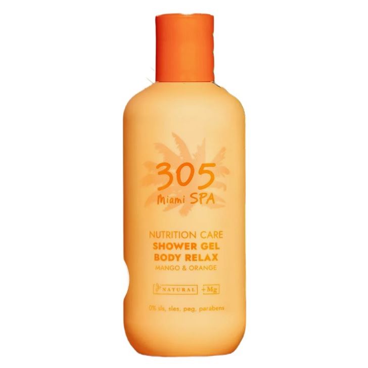 305 by Miami Stylists Body Nutrition Care Nutrition Care Shower Gel Relax Гель для душа питательный с маслом манго