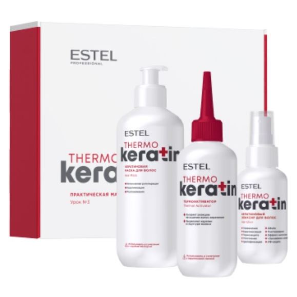 Estel Professional Thermokeratin Thermokeratin Набор для кератинового восстановления волос  Thermokeratin Практическая магия. Урок №3