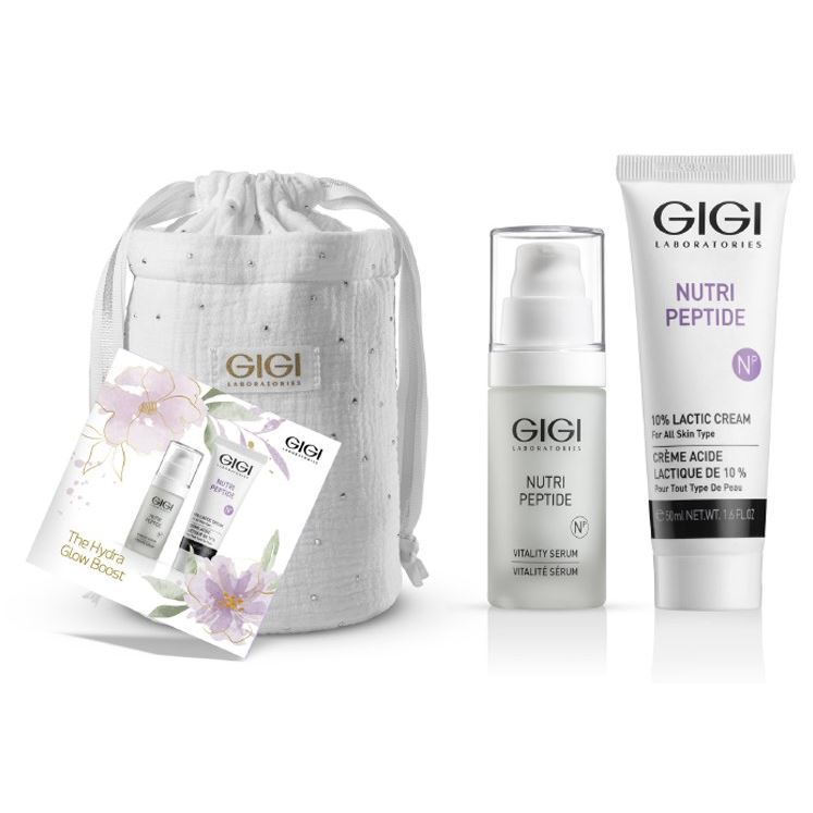 GiGi Nutri Peptide Набор Hydra Glow Boost Сияние Набор Nutri Peptide: сыворотка, ночной крем 