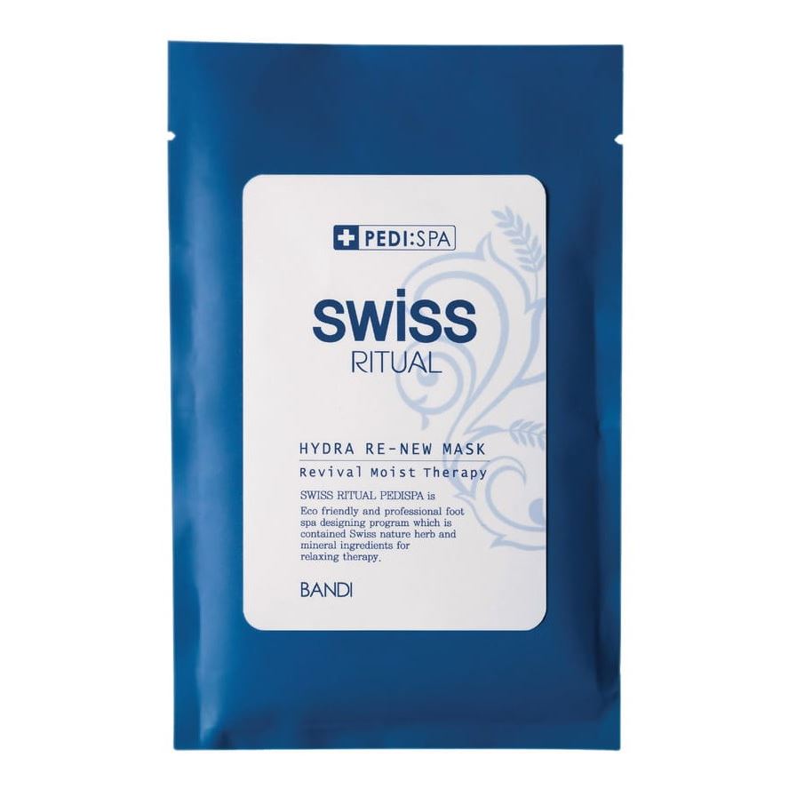 Bandi Switual Pedi Cooling SPA Switual Hydra Re-New Mask Маска саше для спа- педикюра увлажняющая обновляющая