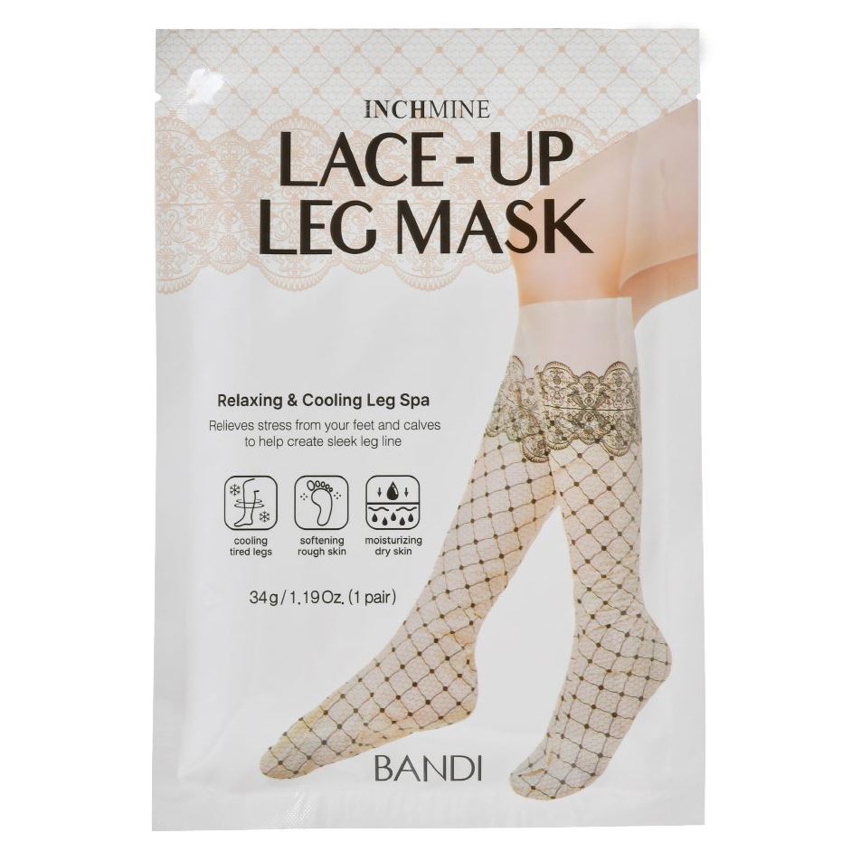 Bandi Switual Pedi Cooling SPA Inchmine Lace-Up Leg Mask Маска для ног кружевная