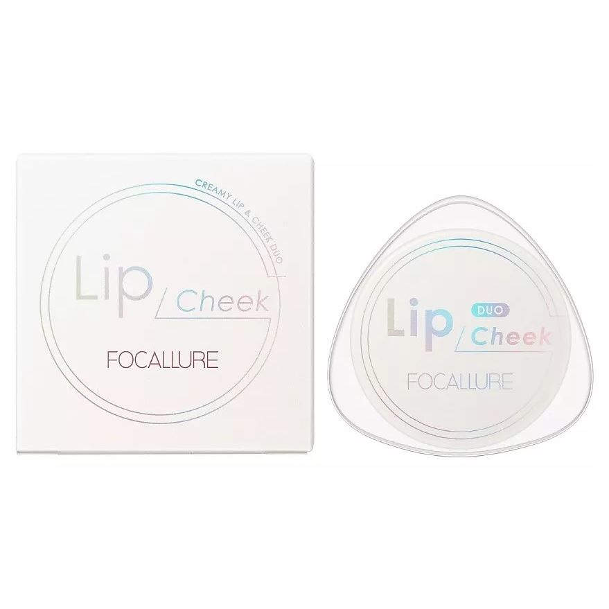 Focallure Make Up Creamy Lip & Cheek Duo Кремовые румяна помада 